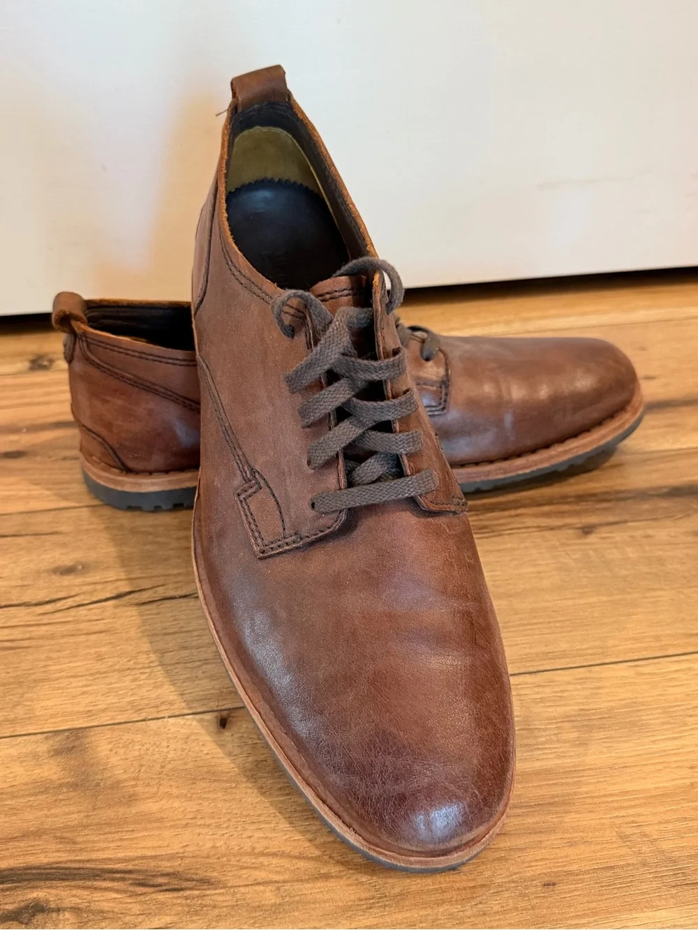 Timberland Men’s Brown Nubuck Leather Oxford Shoes Size 8 EU 41.5